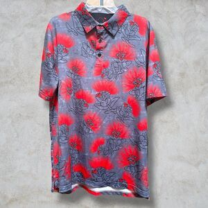 Oahu Golf Apparel Men's Polo Ohia Lehua Medium